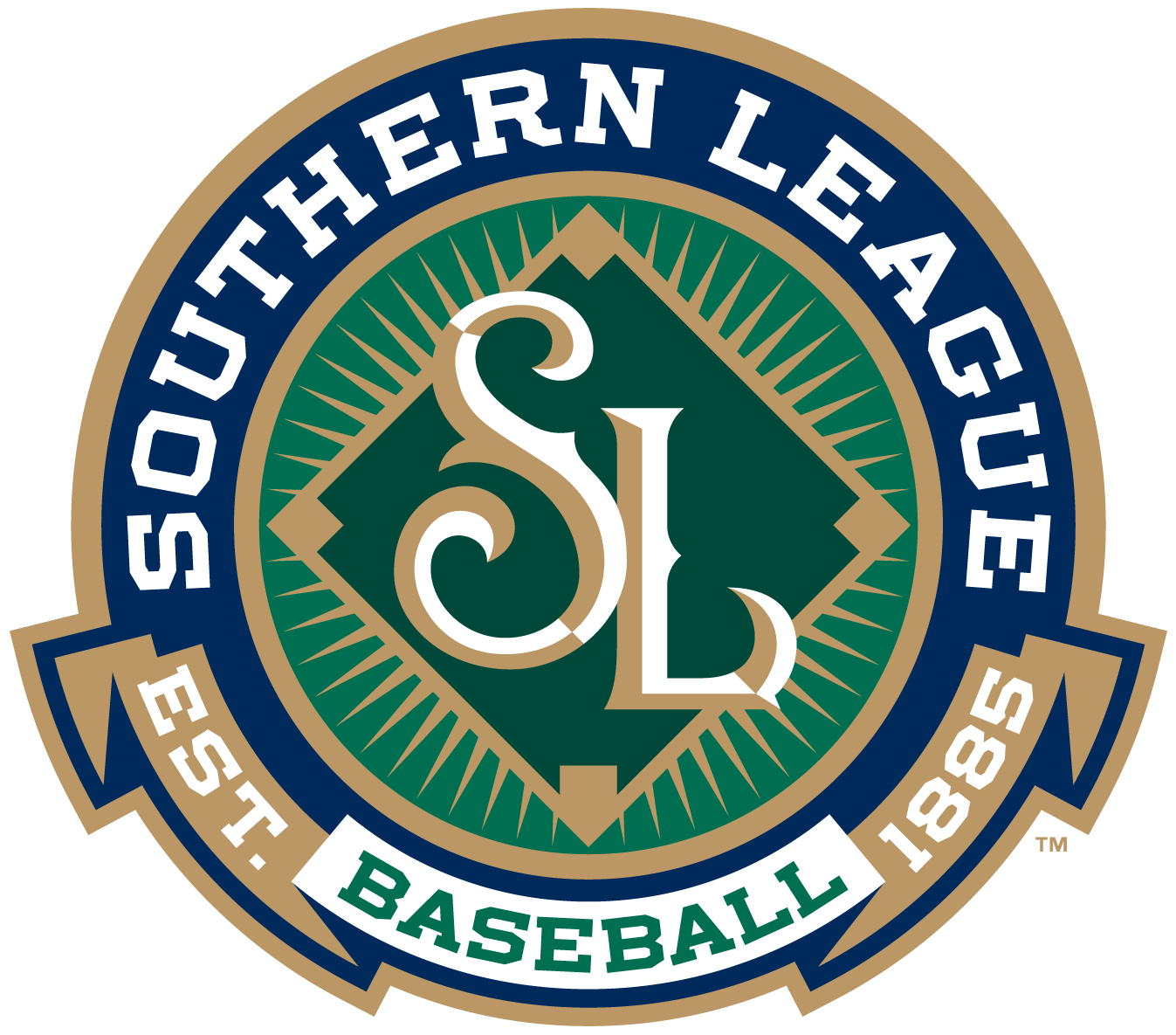 Southern League 2016-Pres Primary Logo vinyl decal